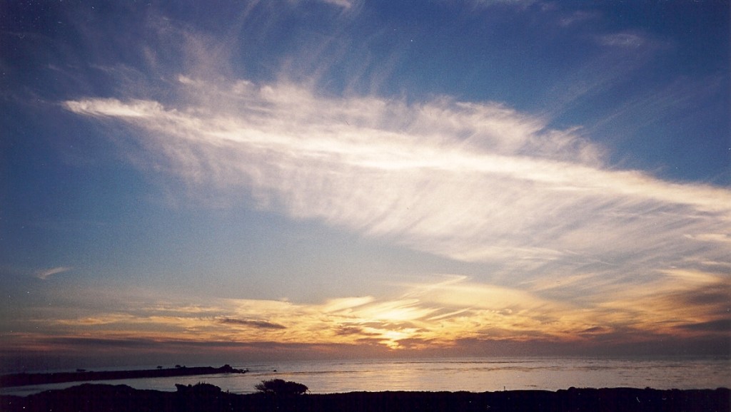 pebble sunset span bay sept 2004