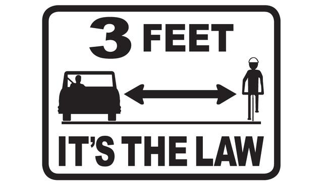3 feet is law in ca