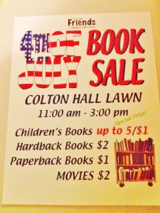 Friends of Library 4 July 2015 sale