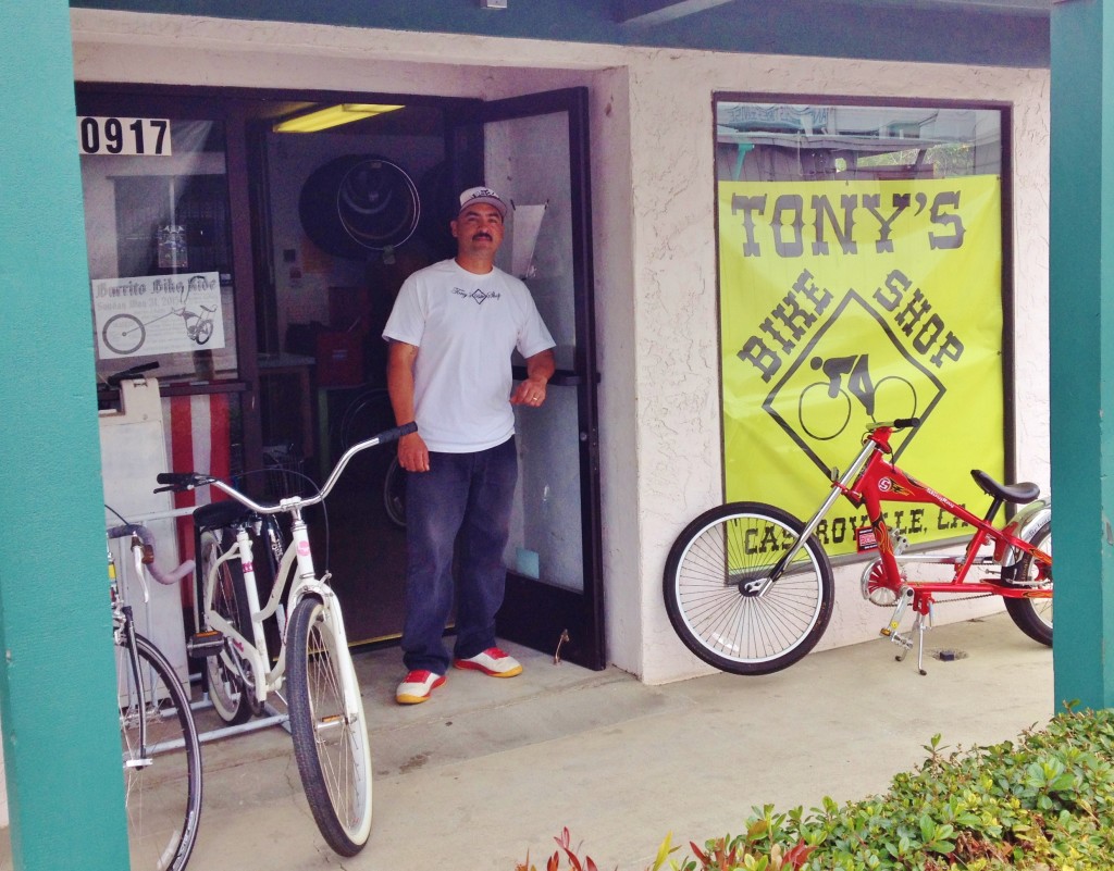Tony's Bike Shop Castroville - Saul Soto - 30 May 2015